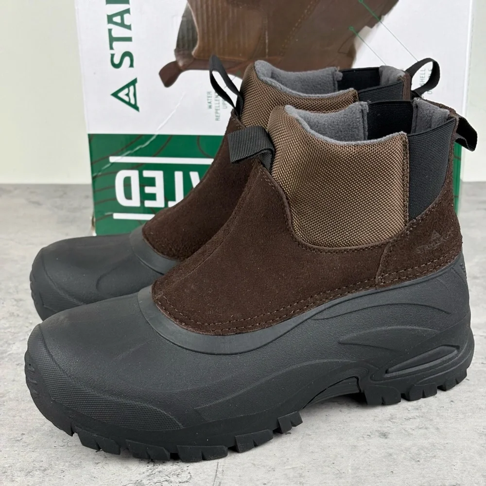 Staheekum Men's Yukon 3M Thinsulate Winter Snow Boots Size 10 Brown New In Box